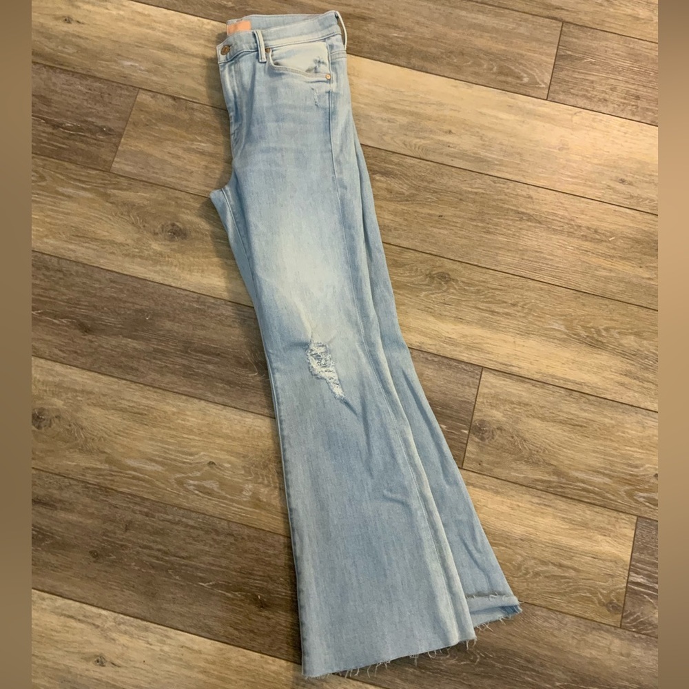 Mother distressed bootcut jeans. Size 27.